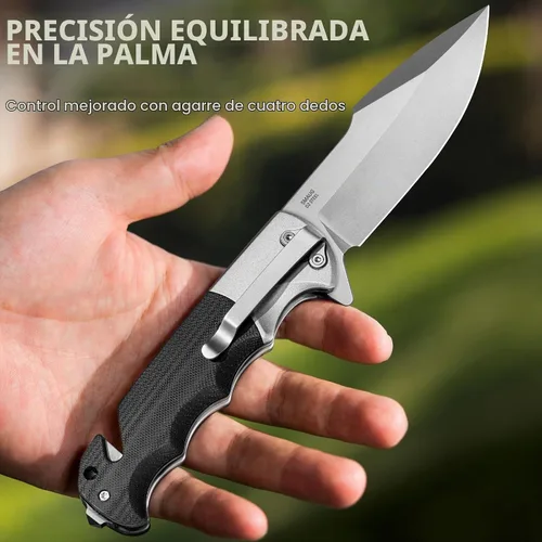 Vista 4 de SMAUG - Cuchillo de bolsillo táctico para hombre