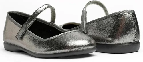 Vista 2 de Childrenchic Mary Jane - Zapatos planos con correas de velcro para niñas, para la escuela, bodas y ropa casual (bebé, niño pequeño)