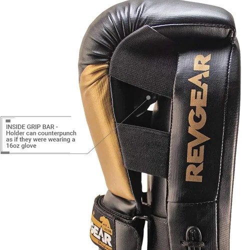 Vista 7 de Revgear Phoenix - Par de guantes y almohadillas de boxeo (todo en uno, objetivo y guante), equipo de boxeo ideal para hombres, mujeres, niños