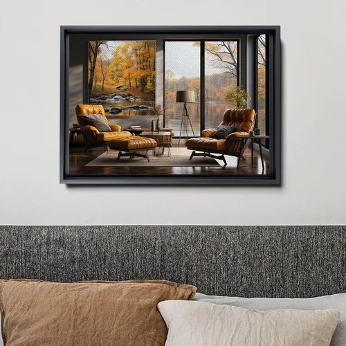 Vista 4 de Summer Afternoon by Asher Durand Nature Landscape Framed print print Print on Canvas