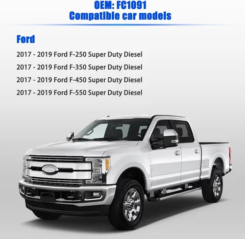 Vista 2 de Tapa de Gasolina Tapa de Combustible FC1091 para Ford F-250 Super Duty 2017-2019 F-350 Super Duty 2017-2019 F-450 Super Duty 2017-2019 F-550 Super