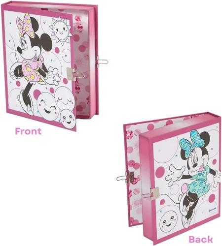 Vista 8 de Innovative Designs Disney Minnie Mouse - Caja de almacenamiento de tesoros para niñas