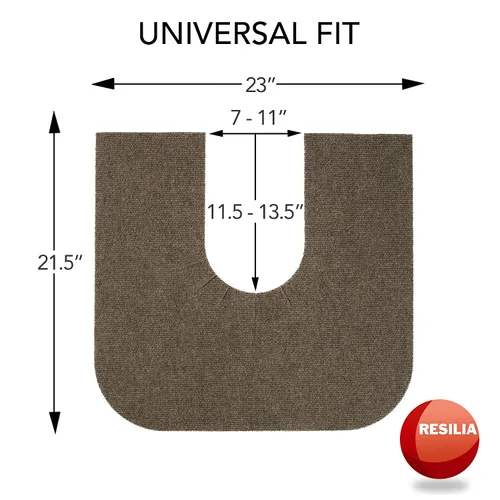Vista 3 de RESILIA Alfombrillas universales redondeadas para entrenamiento para ir al baño – Alfombra de entrenamiento de inodoro súper absorbente para niños