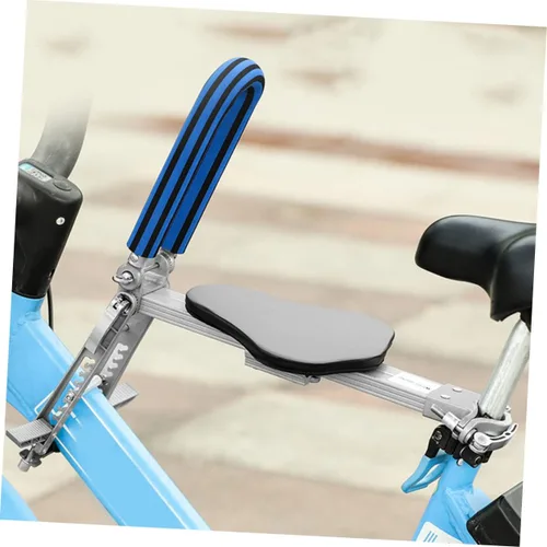 Vista 9 de 1 asiento de bicicleta montado en la parte delantera y diseño seguro adecuado para niños para paseos familiares