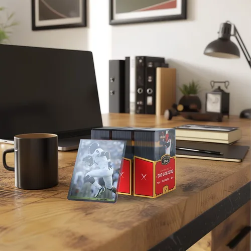 Vista 6 de Cardboard Gold Cargadores superiores de 35 puntos para tarjetas - 500