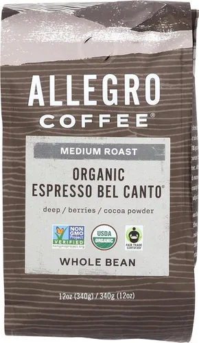 Vista 11 de Allegro Coffee Organic Cafe La Duena Café en grano entero, 12 oz