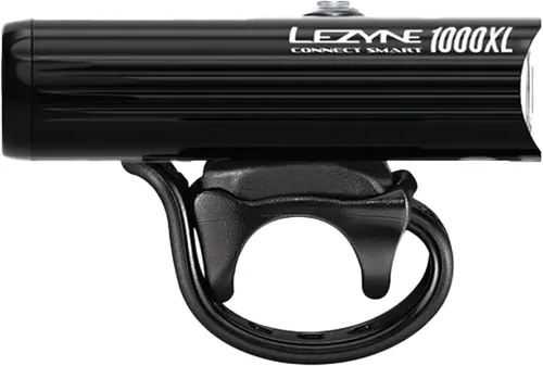 Vista 2 de LEZYNE Connect Smart 1000XL y KTV Drive Pro - Combo de luz de ciclismo inteligente Faro de aluminio CNC de 1000 lúmenes y kit de luz trasera gran