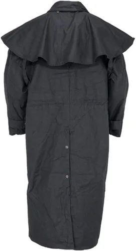 Vista 3 de Outback Trading Stockman 2056 - Abrigo de plumero de algodón transpirable y extra largo para hombre