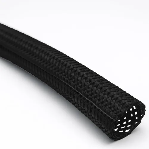 Vista 4 de Electriduct Funda Trenzada Envolvente de Cierre Automático con Gancho de 1/8", Manga Ignífuga de Malla Flexible, Protector de Cables, Organizador