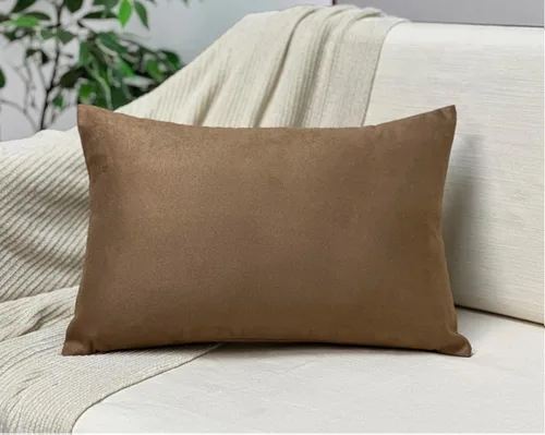 Vista 13 de Aiking Home Collection Creative Luxury - Funda de almohada decorativa de gamuza sintética, 12 x 18 pulgadas, color turquesa