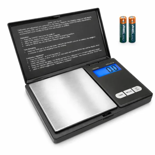 Vista 8 de Smart Weigh SWS100 - Báscula digital de bolsillo – Báscula de alta precisión de 3.53 oz x 0.00 oz para recargar, joyas, gemas y medicinas – LCD