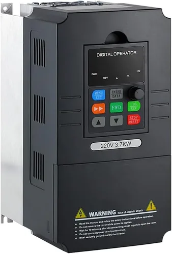Vista 3 de ATO 5hp 3.7kW 19.2A VFD, 220V monofásico a trifásico VFD Variable Frecuencia Drive, Monofásico 220V Entrada a 3 Fase 220V/240V Salida
