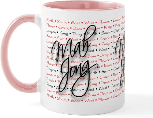 Vista 77 de CafePress Mahjong Mugs - Taza de café de cerámica de 11 oz (11.0 fl oz)
