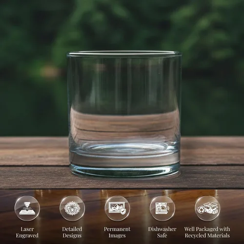 Vista 6 de Lake Sinclair - Juego de 2 vasos con grabado láser