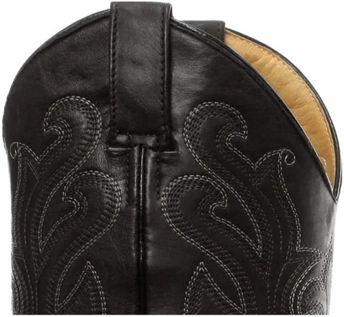 Vista 4 de Grinders Carolina Negro Croc Mens Western Cowboy Botas