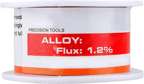 Vista 2 de 1.76 oz 0.012 in estaño resina núcleo soldadura alambre sn60 40 fundente 1.2% para soldadura eléctrica placa de circuito DIY electrodomésticos