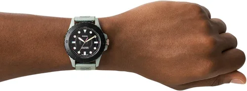 Vista 4 de Fossil - Reloj de cuarzo y acero inoxidable, casual, FB-01, inspirado en el buceo para hombre