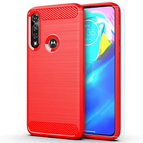 Vista 9 de MAIKEZI - Carcasa para Motorola G Power, 2020, incluye protector de pantalla HD, TPU suave, antiderrame