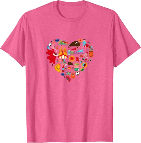 Vista 24 de I Love España Cute Español Orgullo, Madrid Barcelona playera, niños 10, Lemon Limón