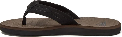 Vista 3 de Quiksilver Carver - Sandalias de gamuza para niños, niños pequeños o grandes Marrón