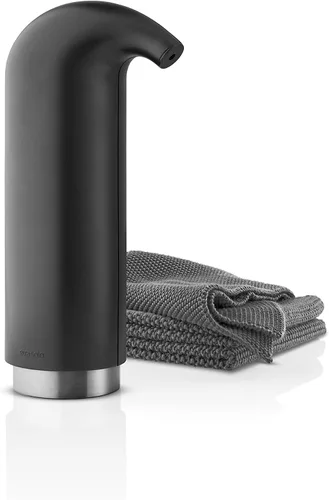Vista 2 de Eva Solo Dispensador de jabón líquido Dispensador decorativo de silicona suave Diseño y funcionalidad daneses Negro
