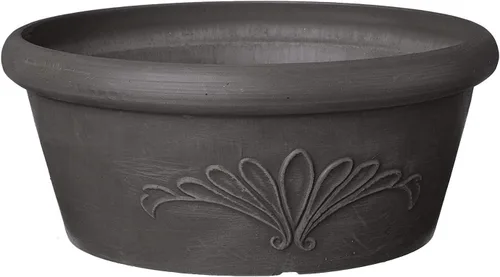 Vista 8 de Arcadia Garden Products PSW TA20C Bandeja Compuesta de Plástico/Piedra/Madera para Bulbos – Sin Orificio de Drenaje (Perforable), 8"x3", Chocolate