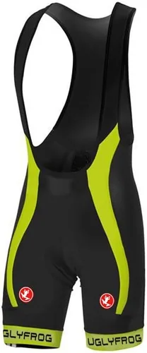 Vista 17 de UGLY FROG Designs - Pantalones cortos de ciclismo con pantalones cortos con peto, pantalones cortos de ciclismo Pro/BIP, acolchado 3D Coolmax