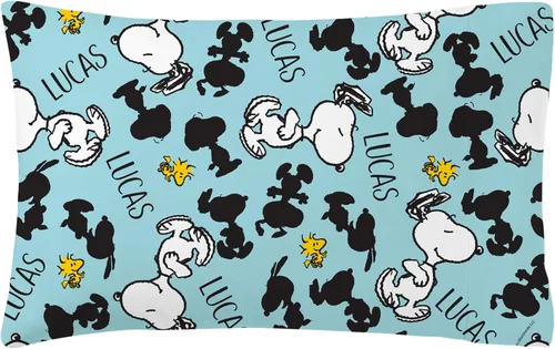 Vista 23 de Funda de almohada personalizada Let’s Make Memories - Funda de almohada personalizada para niños con nombre - Funda para almohada de tamaño estándar