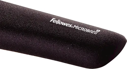 Vista 7 de Fellowes Reposamuñecas para teclado de espuma PlushTouch con MICROBAN - Negro (9252101)