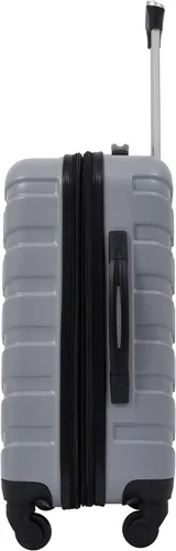 Vista 5 de Wrangler Juego de 4 cubos de equipaje y equipaje Gris y negro Juego de 4 cubos de equipaje y equipaje