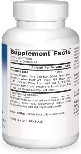 Vista 3 de Planetary Herbals Bupleurum Liver Cleanse, Apoya la Acción Limpiadora Natural del Hígado*, 545 mg - 150 Tabletas