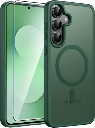 Vista 30 de FNTCASE para Samsung Galaxy Z Fold 7 Estuche Magnético: Funda de Teléfono Celular con Textura Mate Translúcida, Protección contra Caídas de Grado