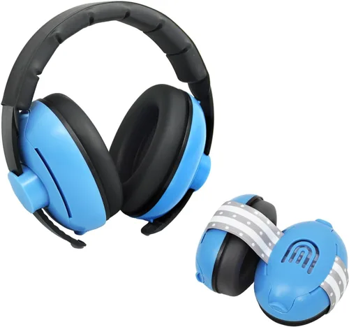 Vista 15 de Auriculares ajustables 2 en 1 con cancelación de ruido para bebés y niños pequeños Blanco