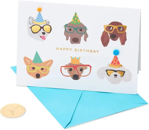Vista 5 de Papyrus Tarjeta de cumpleaños para perros (Celebrating You Today)