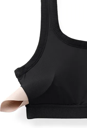Vista 5 de CRZ YOGA Sujetadores deportivos acanalados para mujer, con espalda en U, sin varillas, de impacto medio, brasier deportivo acolchado para yoga