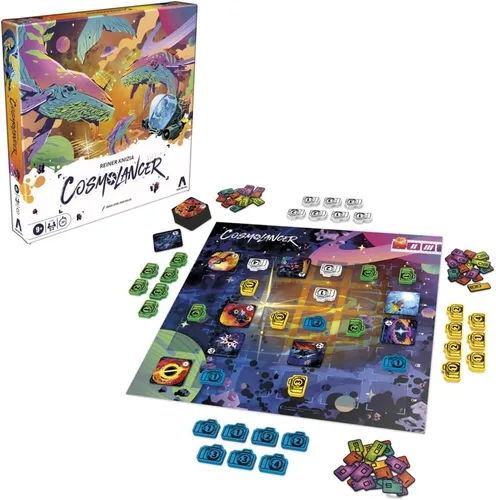 Vista 3 de Juego de mesa Cosmolancer Un juego de estrategia de Reiner Knizia A partir de 9 años 2 a 4 jugadores 30 minutos Juegos familiares