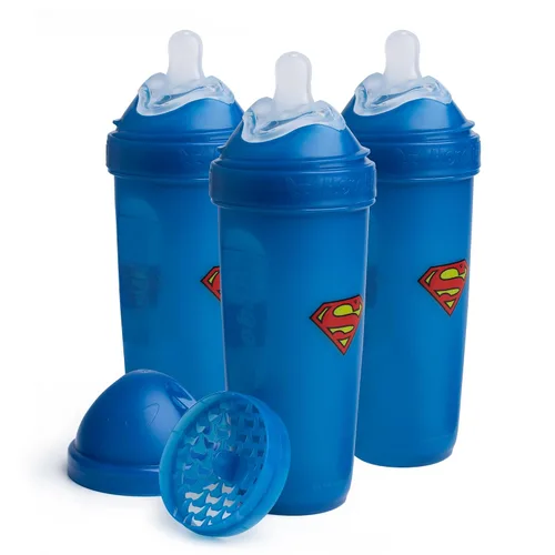 Vista 15 de Batman DC Comics - Herobility - Biberones dobles anticólicos para bebé – 5 fl oz/140ml – paquete de 3