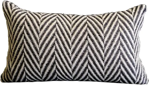 Vista 10 de vctops Funda de cojín de punto bohemio en blanco y negro, funda de cojín tejida con flecha, decoración cuadrada para sofá, dormitorio, sala