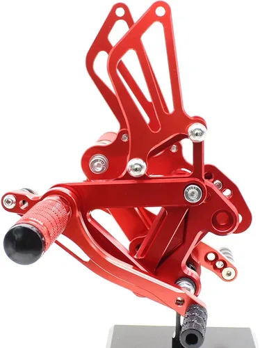 Vista 7 de Krace - Juego de reposapiés trasero para Kawasaki Ninja ZX6R ZX9R 1999-2002, ZZR600 2005-2008, reposapiés traseros, pedales de freno y cambio