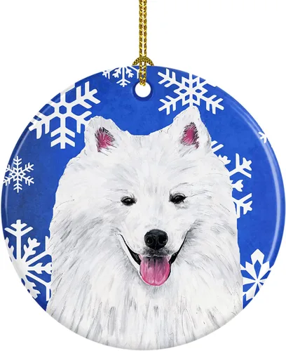 Vista 18 de Caroline's Treasures Cavalier Spaniel - Adorno de cerámica para colgar en el árbol de Navidad, para el hogar, Navidad, fiestas, regalo, 3 pulgadas