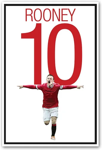 Vista 2 de Graphics 17 Póster de Wayne Rooney - Manchester United Art
