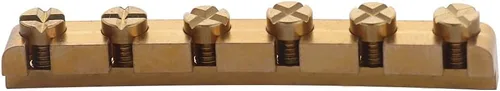 Vista 2 de Tuerca de guitarra de 1.654 in - Tuercas de latón ajustable en altura para Strat Tele ST TL Guitar Gold