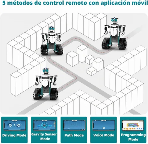 Vista 3 de Juguetes de Robot STEM para 8-14, 12 en 1 Juguetes de Robótica de Control Remoto para Niños, Kit de Construcción de Robot Programable Regalo