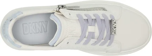 Vista 5 de DKNY Tenis de cuero con cordones para mujer