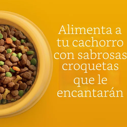 Vista 5 de Pedigree Puppy Growth & Protection - Alimento seco para perros con sabor a pollo y verduras - 3.5 libras Bolsa