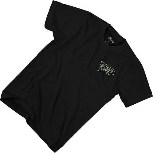 Vista 4 de Camiseta de Toy Story Group para hombre, Woody, Buzz Lightyear, Rex & Pizza Planet Aliens, hecha en los años 90 Kanji clásica