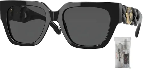 Vista 2 de Versace VE4409F Square Sunglasses for Women BUNDLE With Designer iWear Complimentary Eyewear Kit