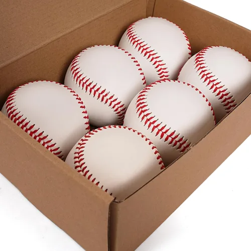 Vista 7 de Paquete de 6 pelotas de béisbol oficiales de grado de la liga, pelotas de entrenamiento para autógrafos sin marcar, lanzar, lanzar, regalos