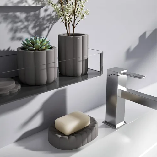 Vista 5 de Jabonera Molde de Silicona DIY Accesorios de Baño Set Herramientas para Hacer