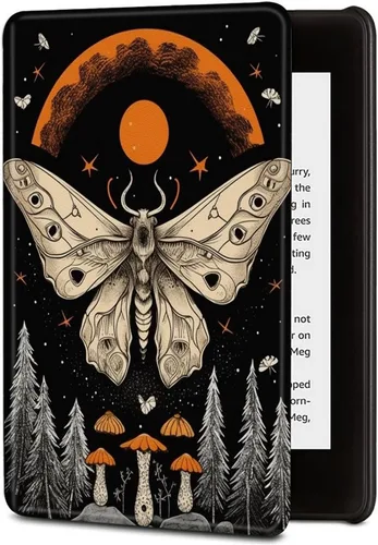 Vista 9 de BVDIKMI Funda para Kindle de 6 pulgadas (versión 11ª generación 2022), funda delgada de piel sintética con encendido y apagado automático